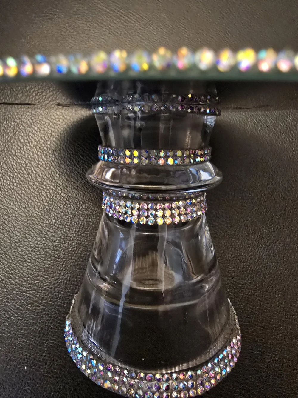 Handmade elegant clear